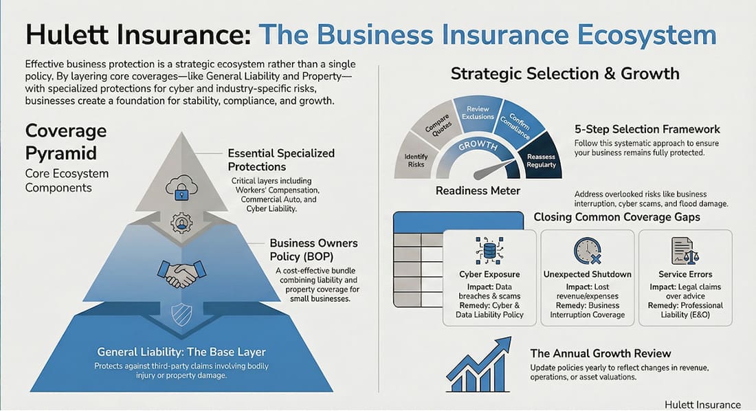 Well Structured Insurance Program Business Insurance Coverage Guide - Hulett Insurance
